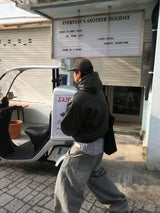 No.1490 Rレザークロップフードジャケット