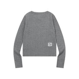 ERN Rネック ケーブルニット カーディガン(3COLOR)