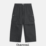 メリックヘリンボーンカーゴワイドパンツ