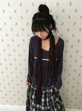 Vino Pleated Long Muffler