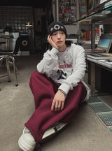 ブルースプリント長袖Tシャツ