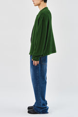 Leaves Knitted Zip Up (3color)