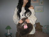 [Formica] Bear hug necklace (Brown)