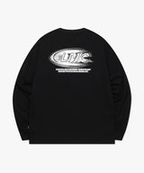 クルー長袖Tシャツ ブラック
