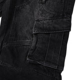 Smoky Washed Cargo Denim