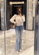 Return Back Pocket Stretch Bootcut Pants