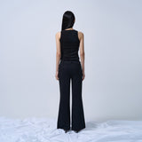 UNBALANCE TUBE TOP (BLACK)