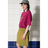 LOGO NYLON SHORT / OLIVE
