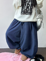 ジオジョガーフリースバルーンロングパンツ 🖤🤍🩶 3カラーズ