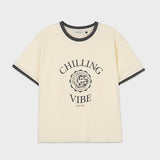 (T-7042)ツートーンバイブTシャツ