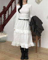 Tino Basic Unbalanced Shoulder Long Sleeve