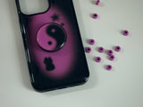 [MADE] cat universe epoxy case + yinyang tail tok SET