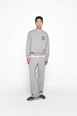25SS インクスタンプロゴパンツ メランジ