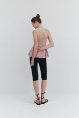 【MADE】 2Way Roll-Up Drape Skirt_Pink
