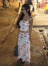 Goldfish lace cancan two-piece set