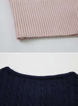 Daily Mood Slim Cable Knit Cardigan (5color)