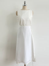 Roselle Layered Wrap Sleeveless Long One Piece