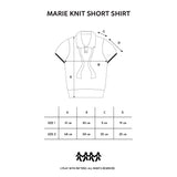 Marie Knit Polo Shirt Shortsleeve - Size 1