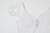 NYMPH LACE SWIMSUIT_White