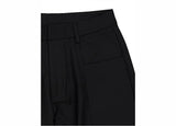[unisex] pintuck wide laser slacks