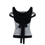 Brenna Lettering Strap Top