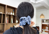 KURLI MODAL シュシュ/ヘアバンド_gray blue