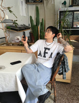 No.1313 レコードハーフTシャツ (3color)