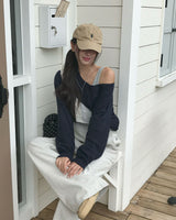 [ORIGINAL] Good Day Overall Stripe Wide Pants