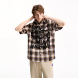 PLAID SHORT-SLEEVE SHIRT
