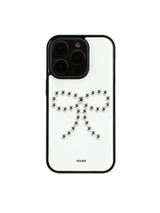 ribbon stud case (white)