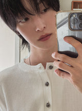 ビキュークロームヘンリーネックショートスリーブTシャツ