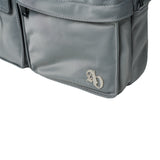 24FW SYMBOL RIVET MULTI POKET CROSS BAG GREY