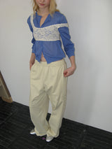 Natural training pants_butter
