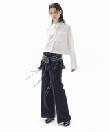 RIVET LINE BOOTCUT SLACKS