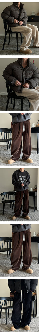 [F/W] ケーブルシープヘアフードニット(3color)