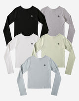 STITCH ROUND LONG SLEEVE T-SHIRT