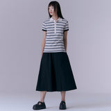 エッセンシャルフレアスカート (BLACK)