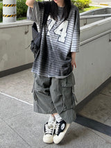 dirty 74 striped t-shirt