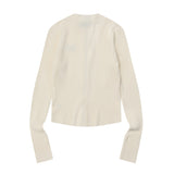  ORCHID CROP KNIT ZIP-UP (7COLOR)