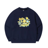 HAPPY VIBE SWEATSHIRT
 - NAVY