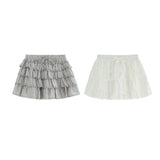 Merci Lace Tiered Frill Shorts 231633159