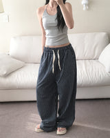 [Unisex/Summer Pants] Lev Linen Stripe Banding Pants (4 colors)