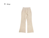 Runho Banding Back Pocket Bootcut Pants