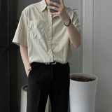 ASCLO Nylon Pigment Short Sleeve Shirt (5color)