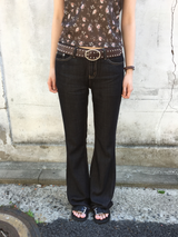 Lyocell Indigo Bootcut Pants (1color)