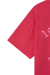 Flower Pigment Oversized Fit Short Sleeve