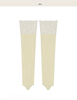elle flower cotton on lace warmer