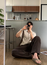Cool Basic Semi-Over Short Sleeve Shirt