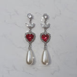 Heart Jewel Princess Piercing - Rosepink