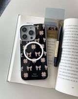 [MADE]ミッドナイト シルバーエポキシ MagSafe対応 iPhoneケース